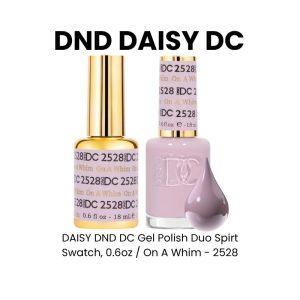 DAISY DND DC Gel Polish Duo Spirt Swatch, 0.6oz - On A Whim - 2528