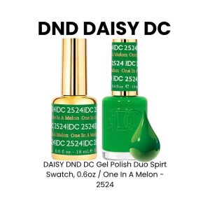 DAISY DND DC Gel Polish Duo Spirt Swatch, 0.6oz - One In A Melon - 2524