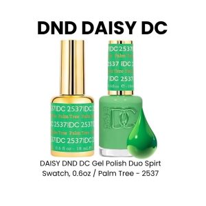 DAISY DND DC Gel Polish Duo Spirt Swatch, 0.6oz - Palm Tree - 2537