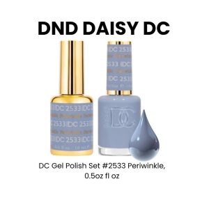 DAISY DND DC Gel Polish Duo Spirt Swatch, 0.6oz - Periwinkle - 2533