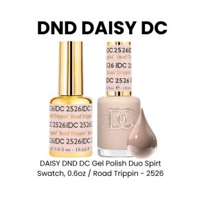 DAISY DND DC Gel Polish Duo Spirt Swatch, 0.6oz - Road Trippin - 2526