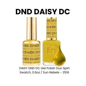 DAISY DND DC Gel Polish Duo Spirt Swatch, 0.6oz - Sun Rebels - 2516