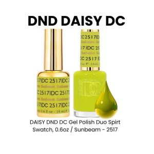 DAISY DND DC Gel Polish Duo Spirt Swatch, 0.6oz - Sunbeam - 2517