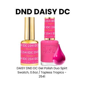 DAISY DND DC Gel Polish Duo Spirt Swatch, 0.6oz - Topless Tropics - 2541