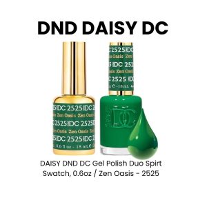 DAISY DND DC Gel Polish Duo Spirt Swatch, 0.6oz - Zen Oasis - 2525