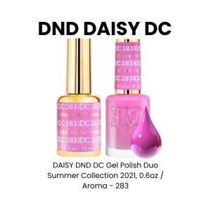 DAISY DND DC Gel Polish Duo Summer Collection 2021, 0.6oz - Aroma - 283