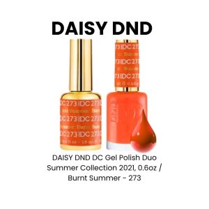 DAISY DND DC Gel Polish Duo Summer Collection 2021, 0.6oz - Burnt Summer - 273