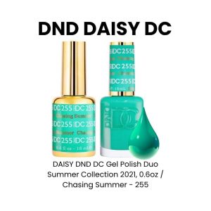 DAISY DND DC Gel Polish Duo Summer Collection 2021, 0.6oz - Chasing Summer - 255