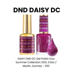 DAISY DND DC Gel Polish Duo Summer Collection 2021, 0.6oz - Mystic Journey - 263