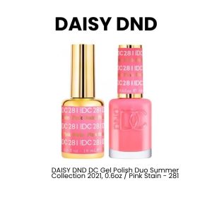 DAISY DND DC Gel Polish Duo Summer Collection 2021, 0.6oz - Hipster Girl - 276