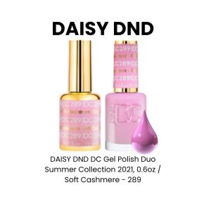DAISY DND DC Gel Polish Duo Summer Collection 2021, 0.6oz - Soft Cashmere - 289