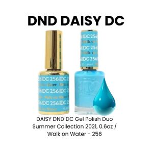 DAISY DND DC Gel Polish Duo Summer Collection 2021, 0.6oz - Walk on Water - 256