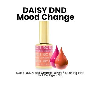 DAISY DND Mood Change, 0.5ml - Blushing Pink Hot Orange - 33