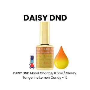 DAISY DND Mood Change, 0.5ml - Glossy Tangerine Lemon Candy - 12