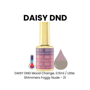 DAISY DND Mood Change, 0.5ml - Little Shimmers Foggy Nude - 21