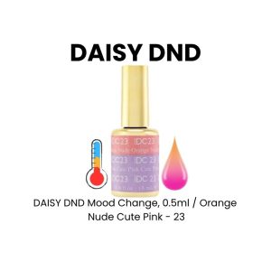 DAISY DND Mood Change, 0.5ml - Orange Nude Cute Pink - 23