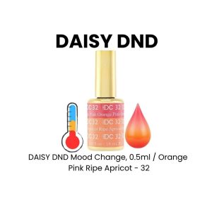 DAISY DND Mood Change, 0.5ml - Orange Pink Ripe Apricot - 32