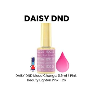 DAISY DND Mood Change, 0.5ml - Pink Beauty Lighten Pink - 26