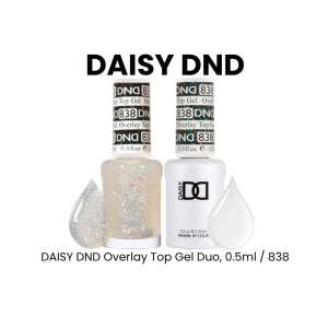 DAISY DND Overlay Top Gel Duo, 0.5ml - 838