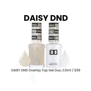 DAISY DND Overlay Top Gel Duo, 0.5ml - 839