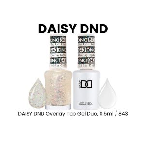 DAISY DND Overlay Top Gel Duo, 0.5ml - 843
