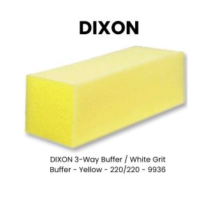 DIXON 3 - Way Buffer - White Grit Buffer - Yellow - 220/220 - 9936