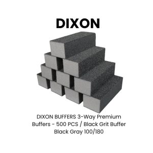 DIXON 3 - Way Buffer - Black Grit Buffer - Black Gray - 100/180 - 9924