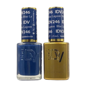 DAISY DND DIVA DUO Gel Polish Matching Lacquer - Blue Lagoon - 246