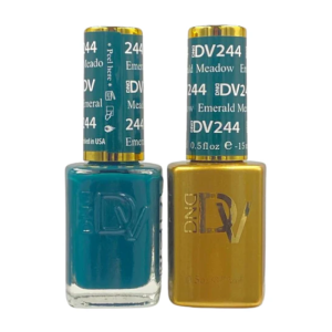 DAISY DND DIVA DUO Gel Polish Matching Lacquer - Emerald Meadow - 244