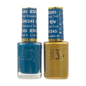 DAISY DND DIVA DUO Gel Polish Matching Lacquer - Teal Treasures - 245
