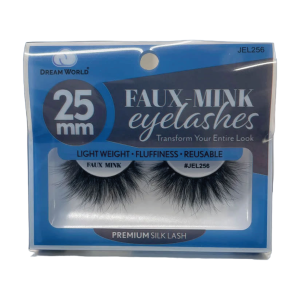 DREAM WORLD PRODUCTS FAUX - MINK Eyelashes 25mm - JEL256