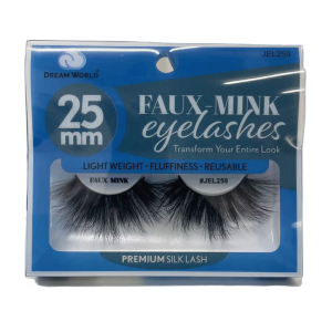 DREAM WORLD PRODUCTS FAUX - MINK Eyelashes 25mm - JEL259