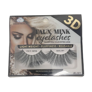 DREAM WORLD PRODUCTS FAUX - MINK Eyelashes 3D - JEL301