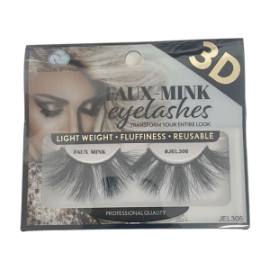 DREAM WORLD PRODUCTS FAUX - MINK Eyelashes 3D - JEL306