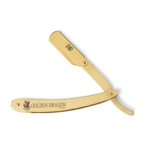 MD BARBER Graphic Razor - Dragon Metal Handle - Gold - MD2016