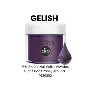 GELISH Dip Nail Polish Powder, 43gr - Don't Pansy Around - 1620202