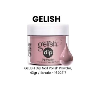 GELISH Dip Nail Polish Powder, 43gr - Exhale - 1620817