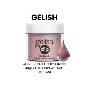 GELISH Dip Nail Polish Powder, 43gr - I Or - Child You Not - 1620206
