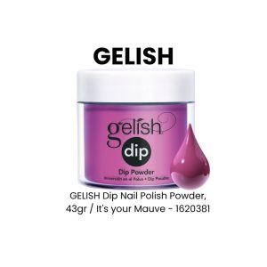 GELISH Dip Nail Polish Powder, 43gr - It's your Mauve - 1620381