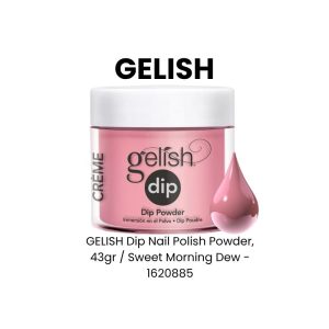 GELISH Dip Nail Polish Powder, 43gr - Sweet Morning Dew - 1620885