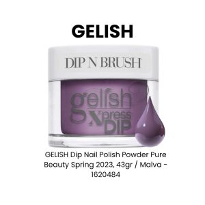 GELISH Dip Nail Polish Powder Pure Beauty Spring 2023, 43gr - Malva - 1620484