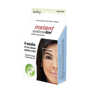 GODEFROY Instant Eyebrow Tint 3 Applications Kit - Natural Black - 1502