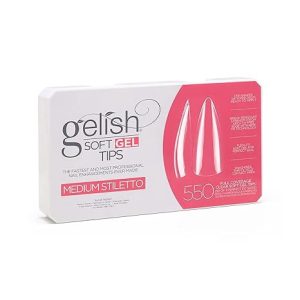 GELISH Nail Tips, 550 Count - Long Stiletto - 1168097