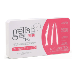 GELISH Nail Tips, 550 Count - Medium Coffin - 1168098
