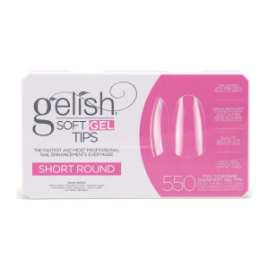 GELISH Nail Tips, 550 Count - Short Round - 1168103