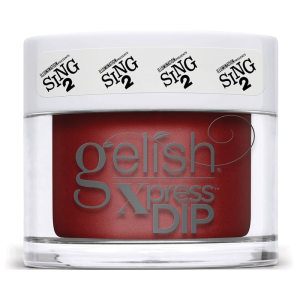 GELISH Dip Nail Polish Powder Illuminations SING 2, 43gr - Red Shore City Rouge - 1620442