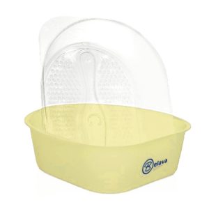 BELAVA Pedicure Tub with 20 Disposable Liners - Yellow