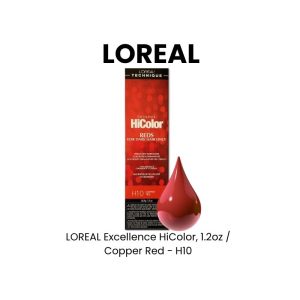 LOREAL Excellence HiColor, 1.2oz - Copper Red - H10