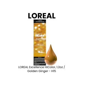 LOREAL Excellence HiColor, 1.2oz - Golden Ginger - H15