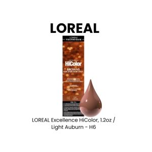 LOREAL Excellence HiColor, 1.2oz - Light Auburn - H6